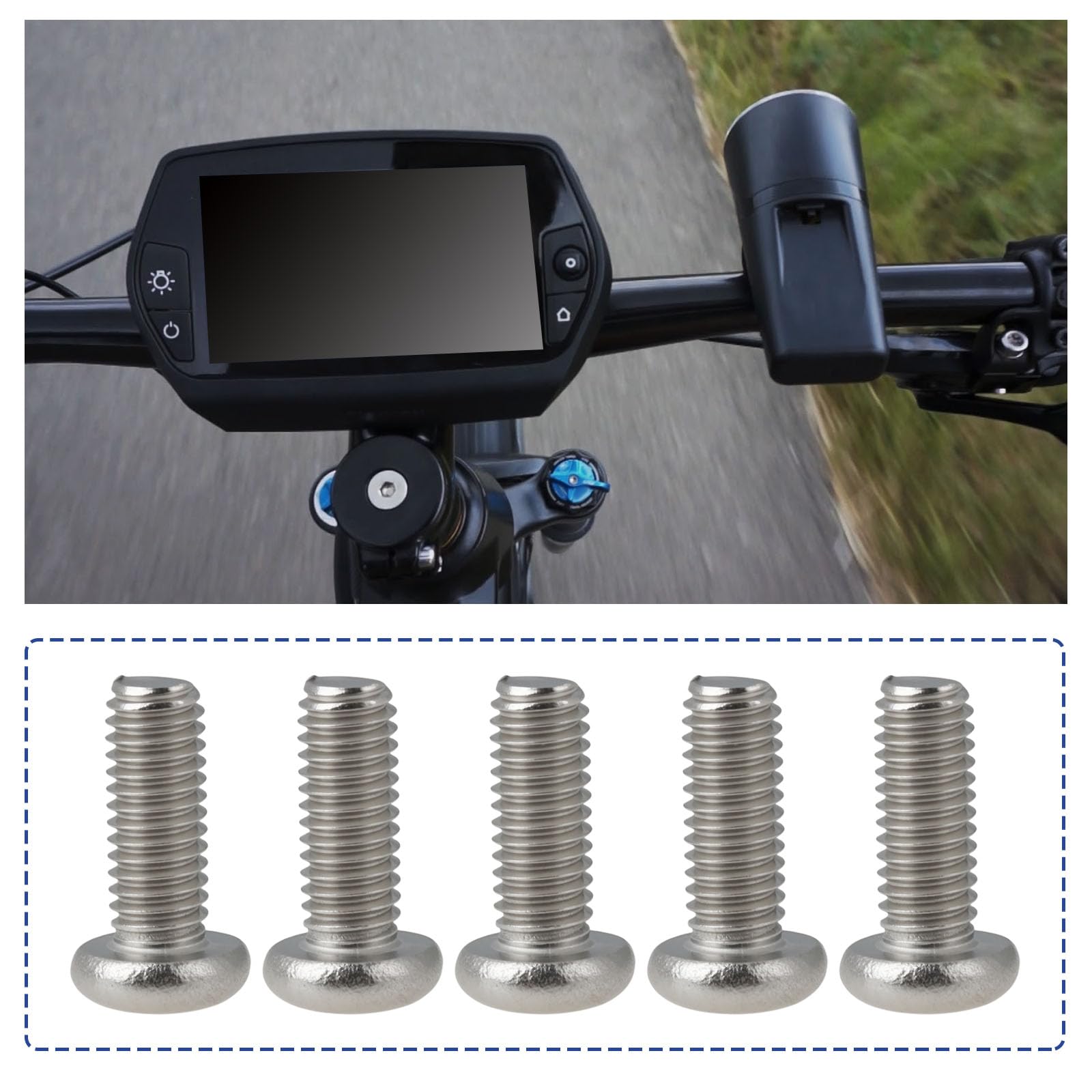 OTOTEC 10 Stück E-Bike Displayhalter Diebstahlsicherung Schrauben M3x8mm Edelstahl Kompatibel mit Bosch Intuvia + Nyon BUI275