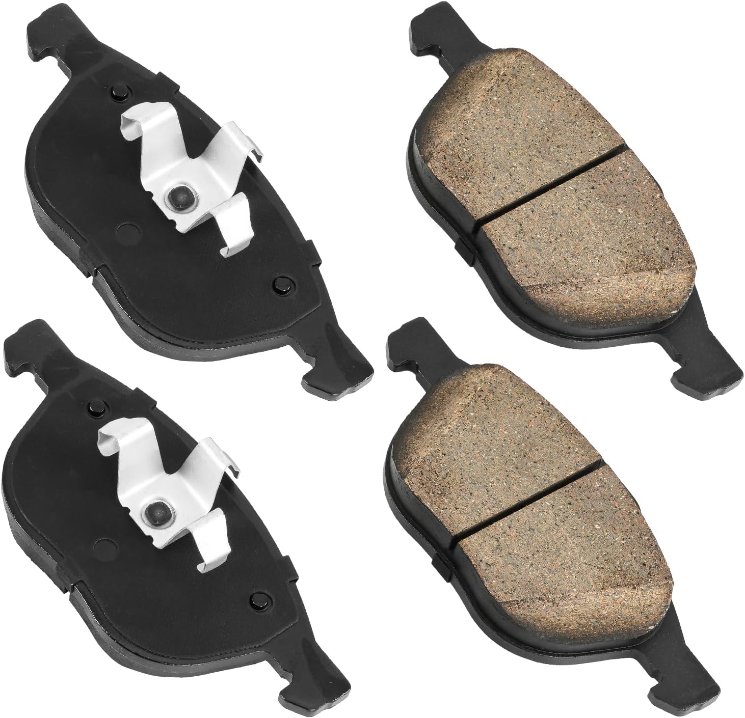 PHILTOP Brake Pads For Ford, Mazda, Volvo, Focus, Escape, 3, Transit Connect, 5, S40, C70, C30, V50, D1044 Front Brakes