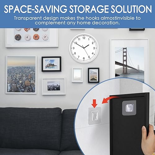 Miniatura 4 de Kit organizador de cables de 5 piezas con soporte para regletas de alimentación y 2 organizadores de cables para electrodomésticos envoltura de