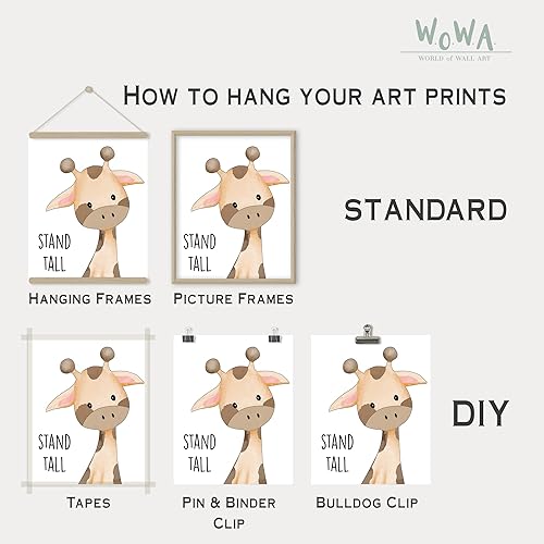 Miniatura 3 de W.O.W.A- Decoración de pared de guardería  Decoración de pared de bebé  Decoración de guardería de selva  Decoración de guardería  Decoración de