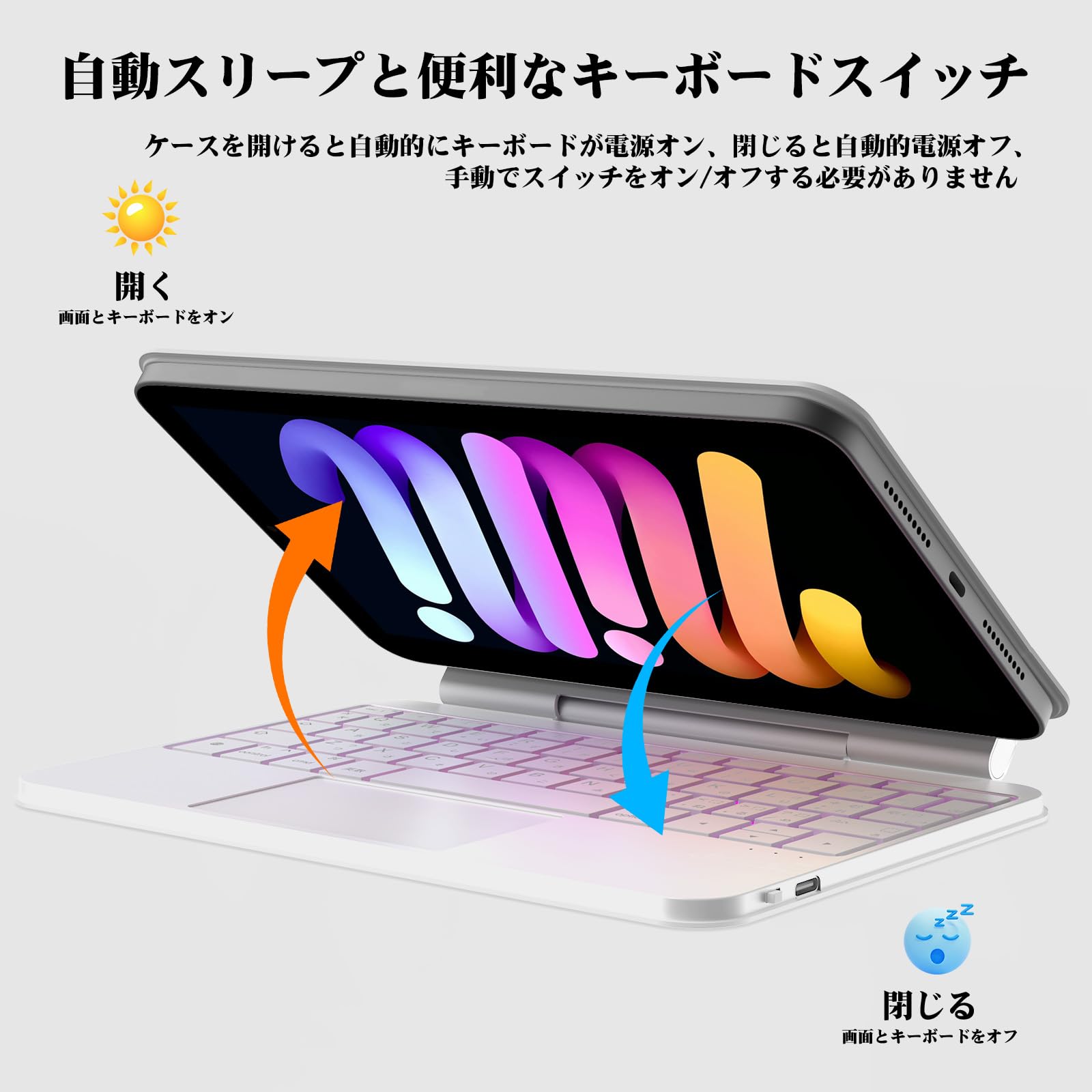 マジックキーボード2024Mini 7 第7世代&2021Mini 6 第6世代 Amazon.co.jp: BETTDOW マジックキーボード 2024 Mini 7 A17 Pro 第7