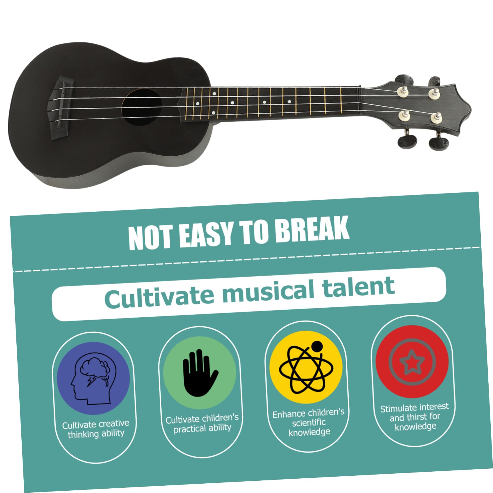 BESTonZON Ukulele Początkujący Instrument Muzyczny Instrumenty Muzyczne Dla Maluchów Instrumenty Muzyczne Dla Maluchów Ukulele Dla Początkujących Naucz Się Gitary Początkujący Dziecięce