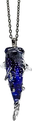 Handmade Whale Shark Art-Glass Pendant