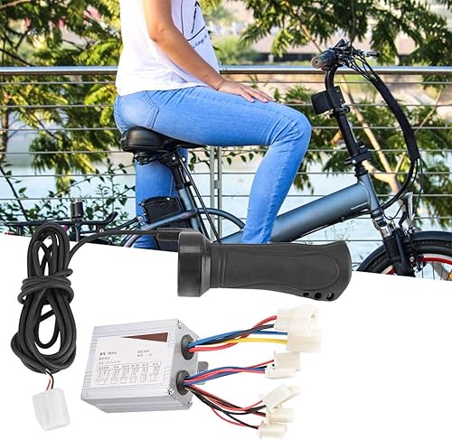 Miniatura 4 de Empuñadura de acelerador de bicicleta eléctrica, motor de 500 W, controlador de velocidad cepillado y agarre del acelerador, controlador de