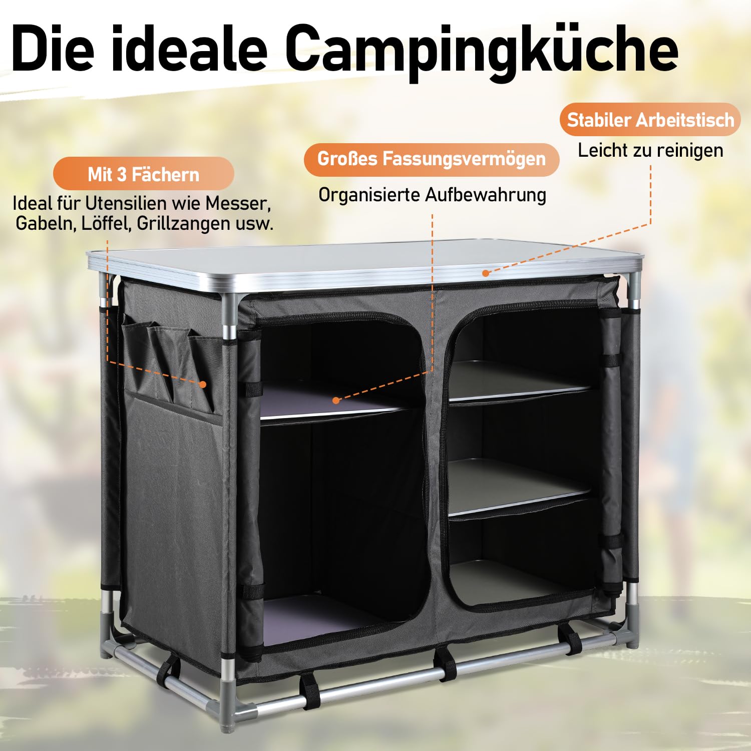 faltschrank camping Hebitod Campingküche, Aluschrank Faltschrank,Party Buffet Garten Mobile Küche,Vielen Ablageflächen, Camping Möbel | Outdoor Camping Küche|2 Fächer mit je 6 Fachböden Model|Yamaha|Ténéré 700 Ortlieb Seat-Pack 11 - Nennwerte:150,00 €