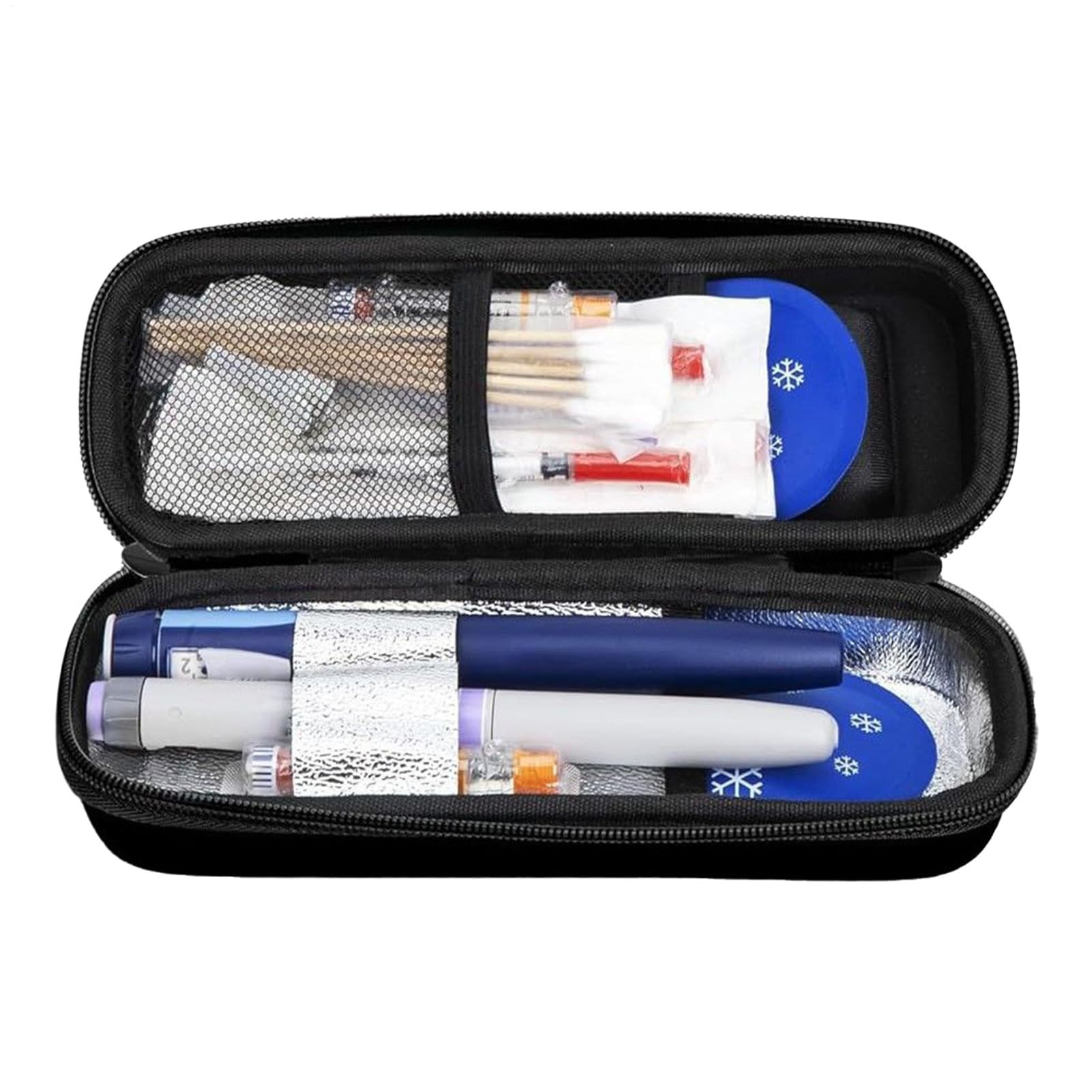 Travel Medicine Storage Case - Organizador de recetas térmicas, soporte portátil para medicamentos | Bolsa de medicamentos para bolsas de medicamentos de temperatura digital, equipo de salud para