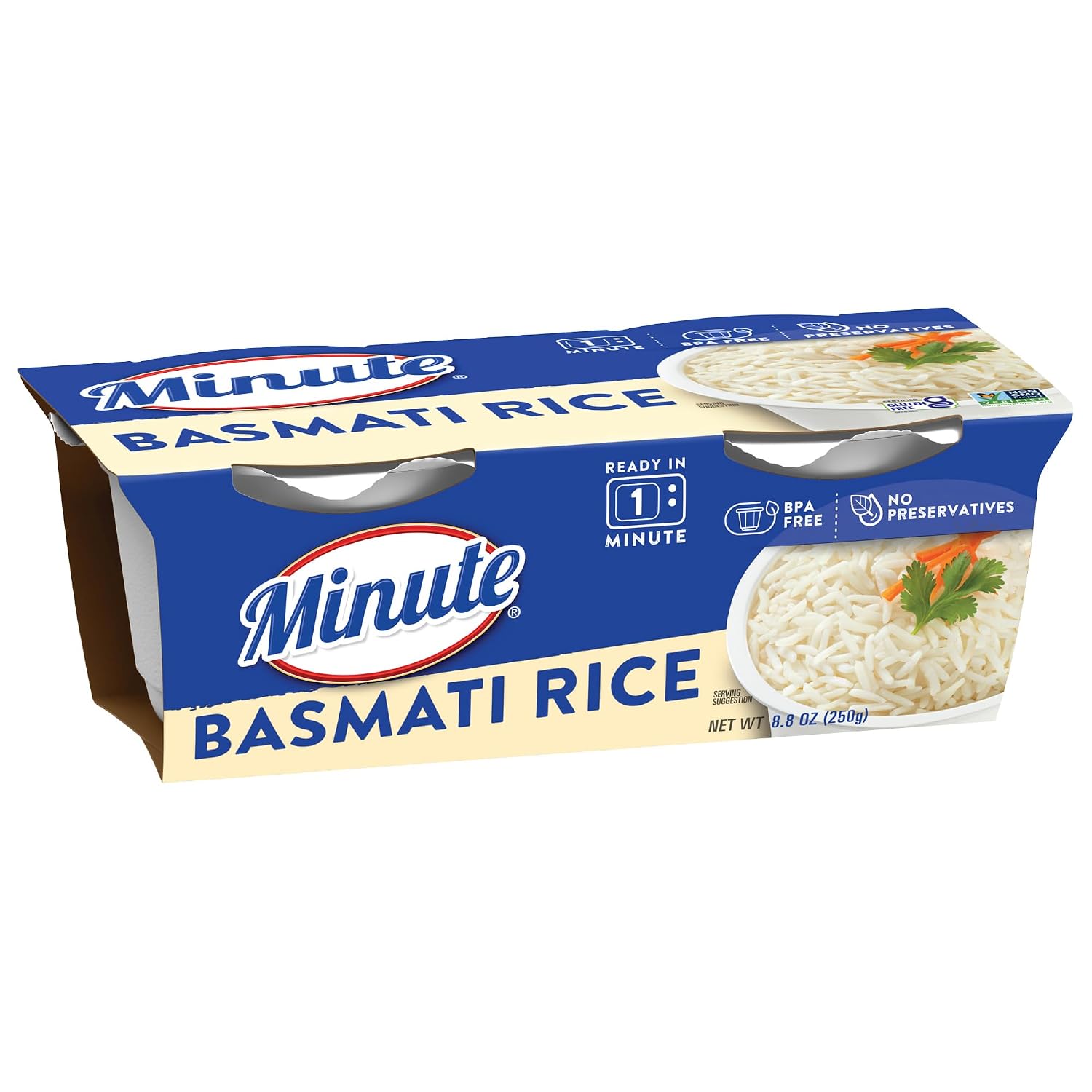 Minute Ready to Serve Brown Rice, Whole Grain, Gluten Free, Non-GMO, No Preservatives, (BPA-Free Cups), 8.8 Ounce (Pack of 3) image 4