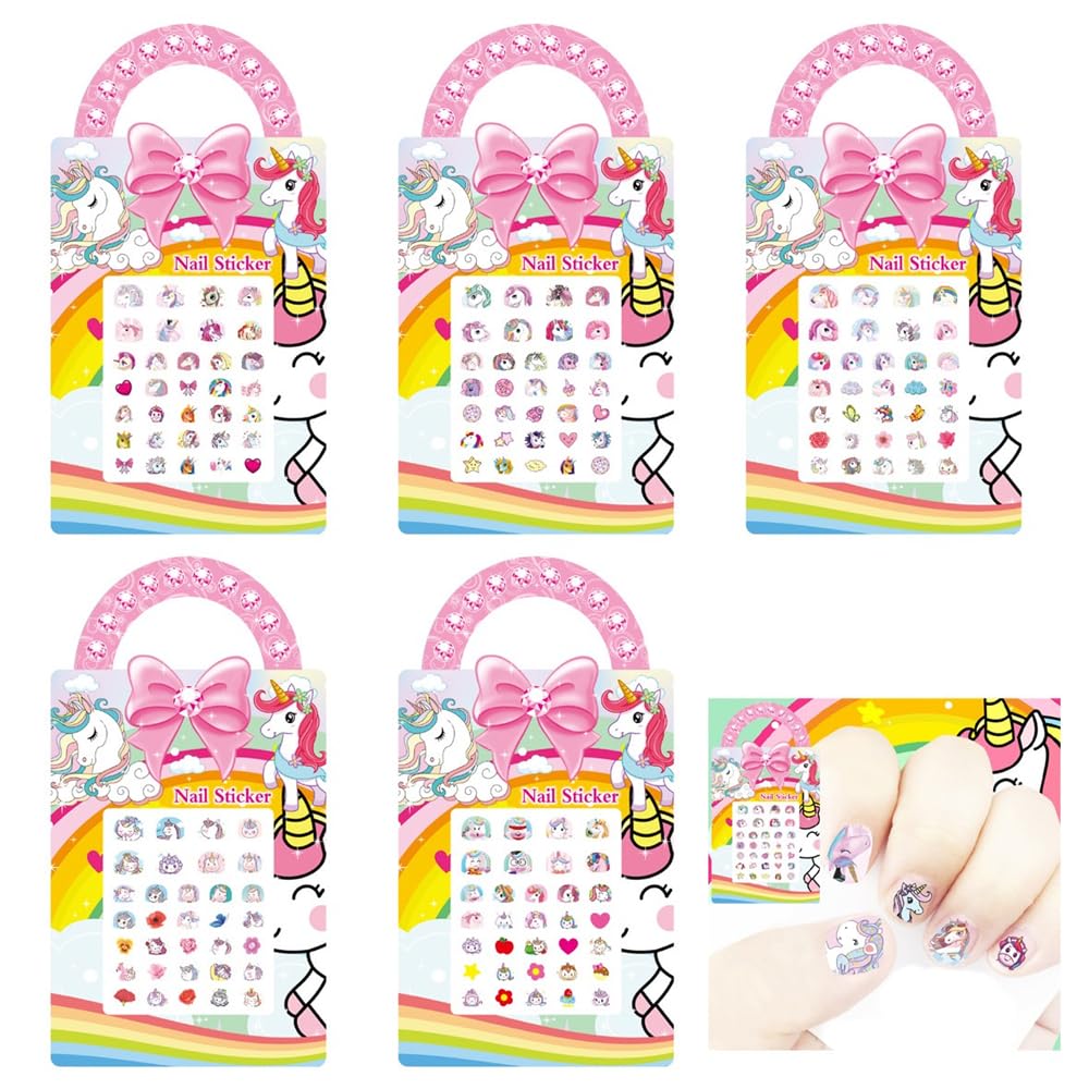 Nagelaufkleber Selbstklebend – 6 Blatt Mit Tier- & Prinzessin-Motiven, Für DIY Nageldesign Bei Frauen & Mädchen