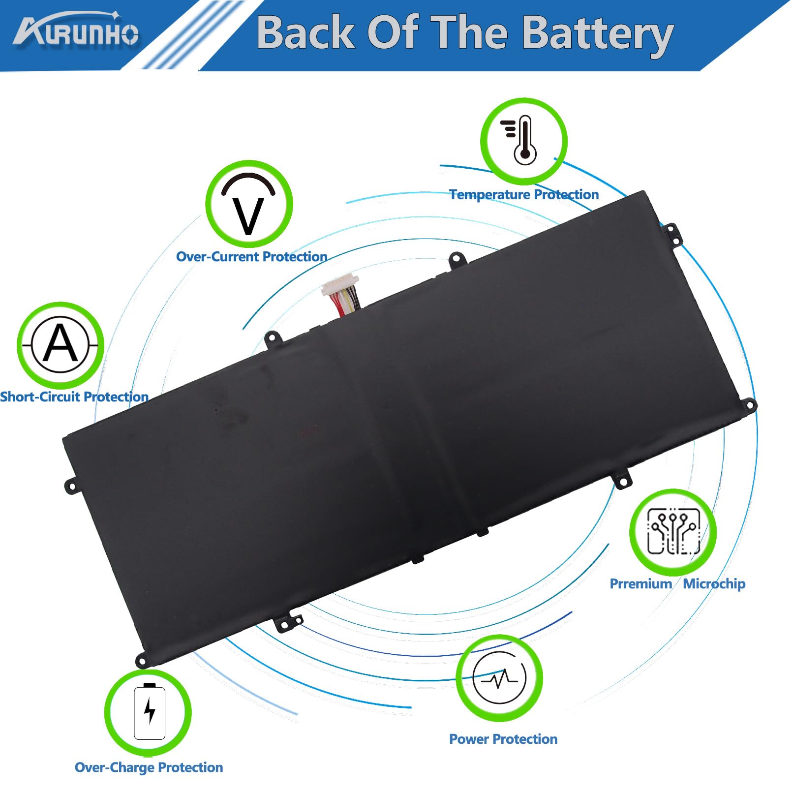 Amazon.com: AURUNHO C41N1904 C41N1904-1 Battery Replacement for