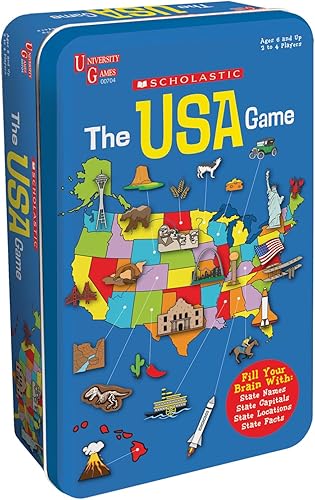 Miniatura 1 de The Scholastic USA Game Tin, 72 meses a 1188 meses
