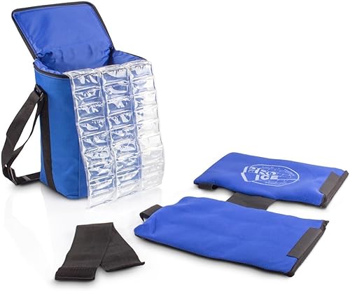 Pro Ice - Kit de viaje para lanzadores juveniles, codo de hombro pequeño, envoltura de terapia de frío para tratar el manguito rotador con hielo y