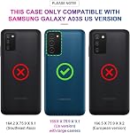 LeYi for Samsung A03s Phone Case: Galaxy AO3s Case with Slide Camera Cover + [2 Packs] Screen Protector, 360 Full Body Military-Grade Phone Case with Kickstand for Samsung Galaxy A03s, Black