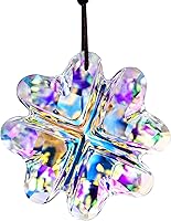 Vista 11 de 76mm Prisma de Pavo Real de Cristal Colorido Atrapasueños de Arco Iris Colgante Fabricante, Prismas de Cristal Colgantes para Ventanas, para Feng