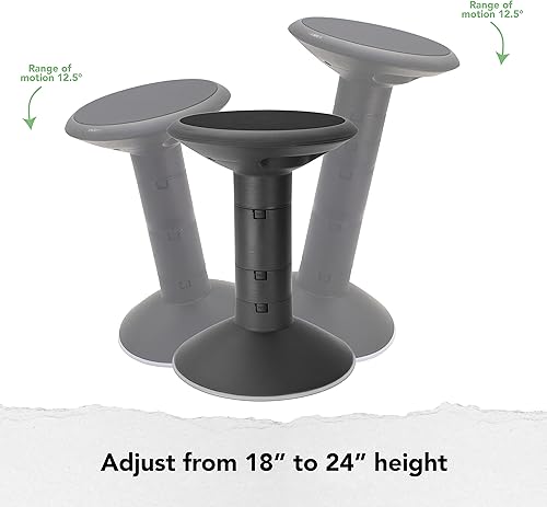 Vista 41 de Storex - Taburete de altura ajustable para asignación activa de asientos en el aula Azul