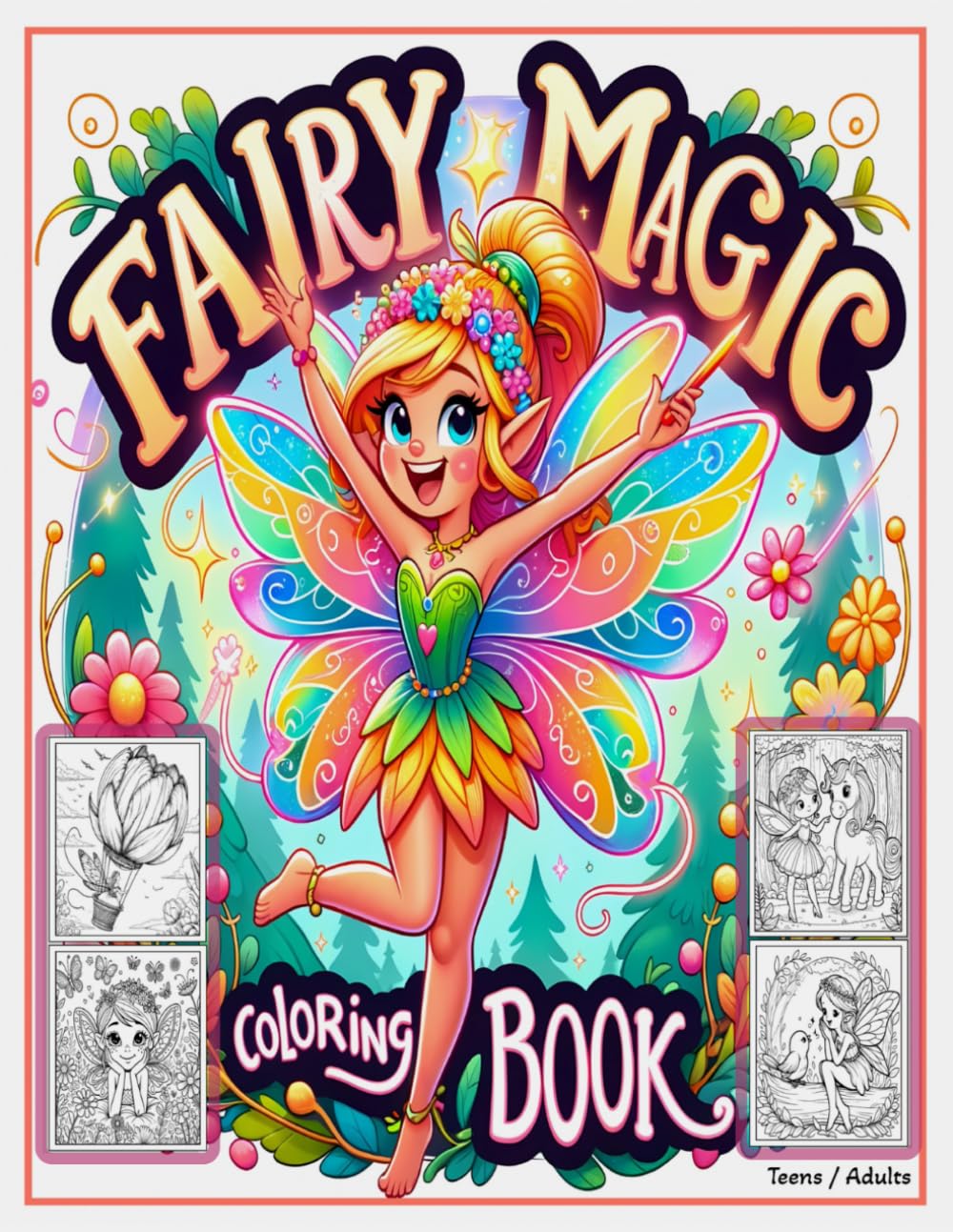 Amazon.com: Fairy Magic: Coloring Book: 9798877221550: Carlson, Are: Books