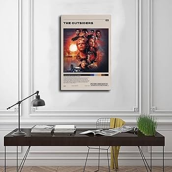Amazon.com: shitou The Outsiders Poster Classic Retro Movie