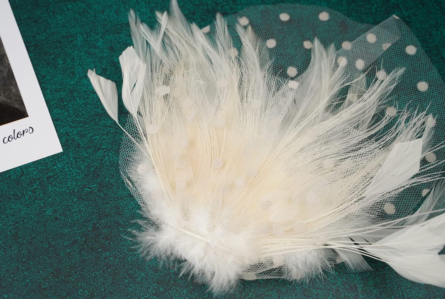 Cizoe Fascinators 20s Gatsby Flapper Acessories Art Deco Party Accessory Peacock Feather Headpiece - Image 5