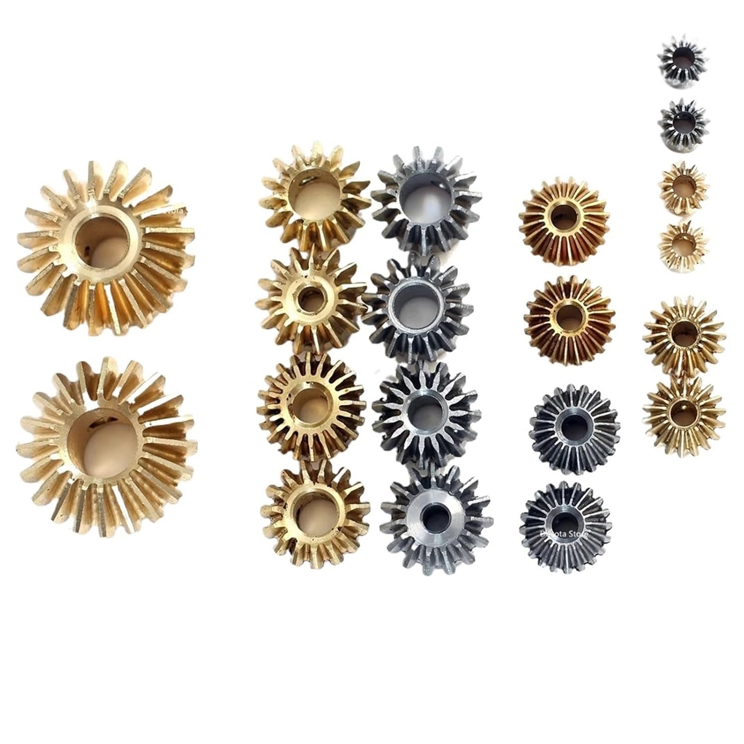 1PCS Transmission Bevel Gear 0.4M 0.5M 13T 18T 23T 25T Copper Steel Parts 0.8M 15T 1M 15T 20T 90-Degree Right Angle(60 Teeth)