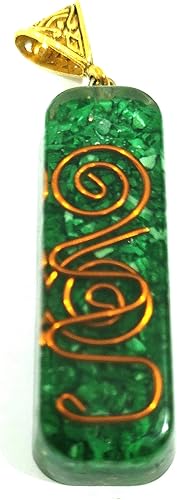 Miniatura 6 de Pulsera y colgante de pirámide de orgón de flor de la vida, Resina Cristales naturales Resina, Ágata