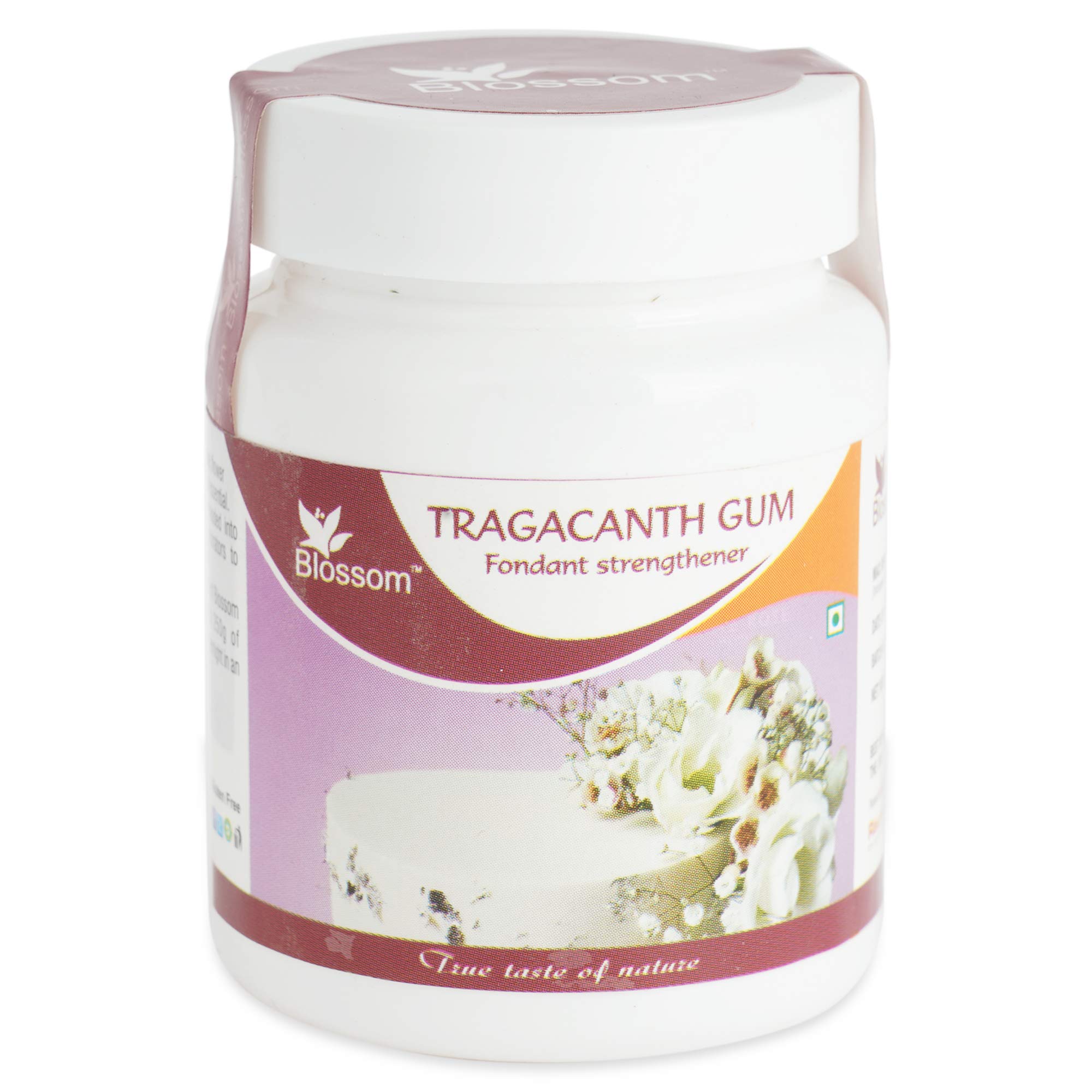 BLOSSOM Tragacanth Gum Powder (Fondant Strengthener), 75 gm