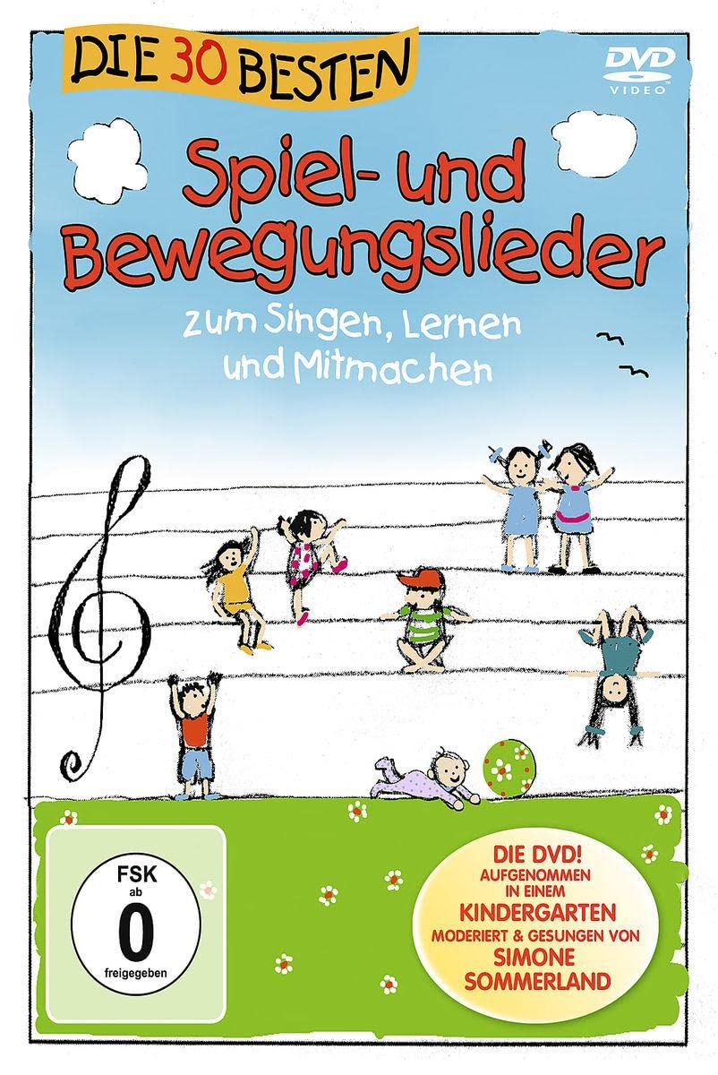 Die 30 Besten Spiel- und Bewegungslieder - die Dvd