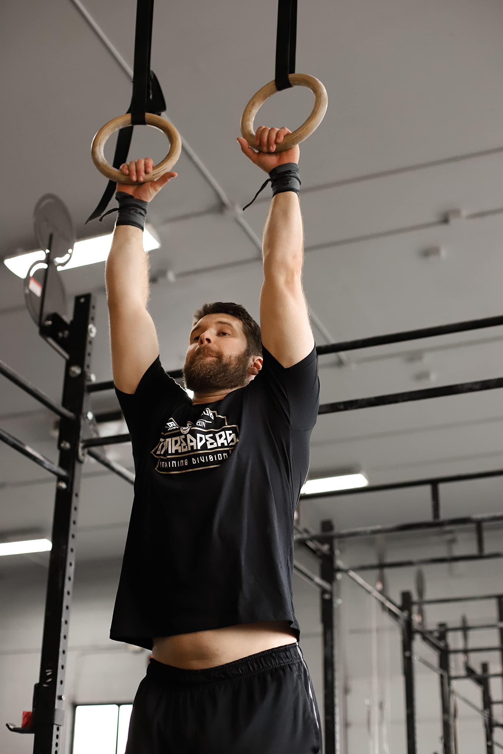 Gymreapers Kraft-Handgelenkbandagen für Cross-Training, olympisches Heben, Kraft, WOD-Workouts, Calisthenics – starke Handgelenkstütze für Männer und Frauen – passend für alle Handgelenkgrößen |