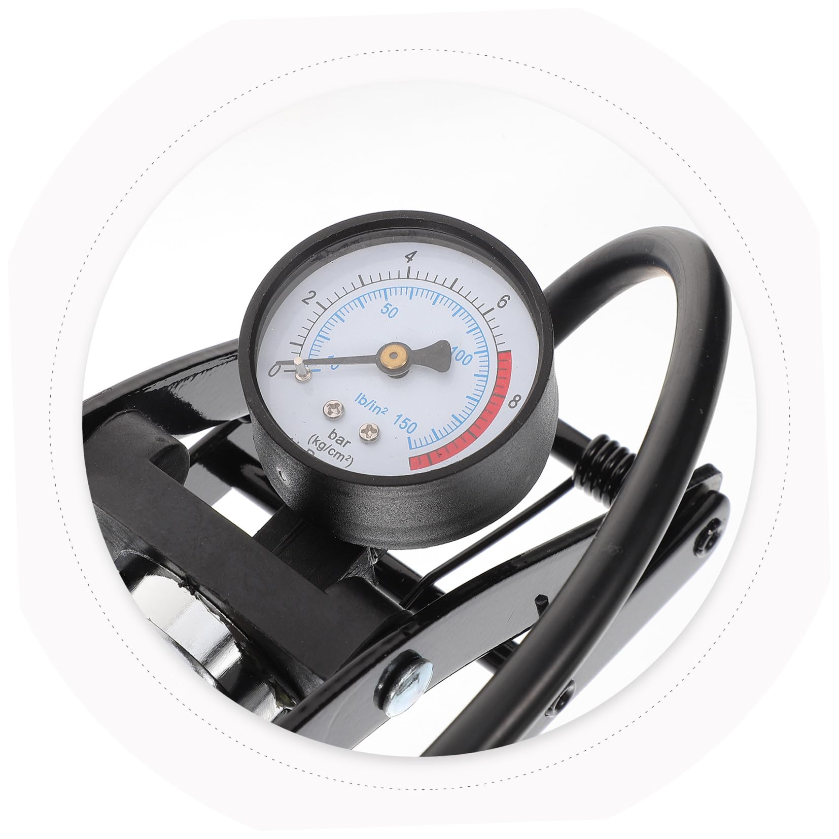 GALPADA Pompa per Bici ad Alta Pressione Portatile con Design Ergonomico Pompa e Compatta per Gonfiaggio Rapido Pneumatici Corsa e Mountain Bike