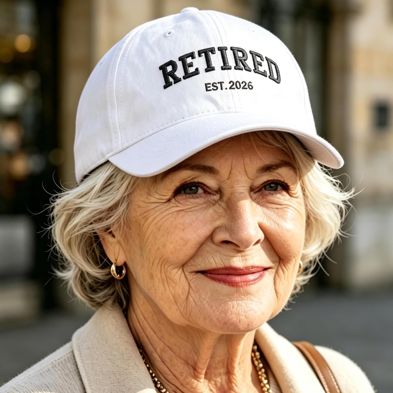 Retirement Gifts for Women 2026 – Funny Retired Hat, Adjustable Cotton Baseball Cap for Daily Travel Golf