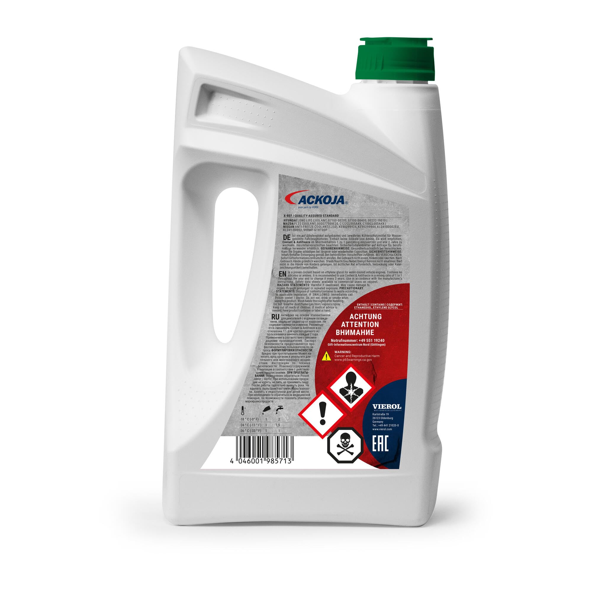 ACKOJA A60-0002 Antigelo
