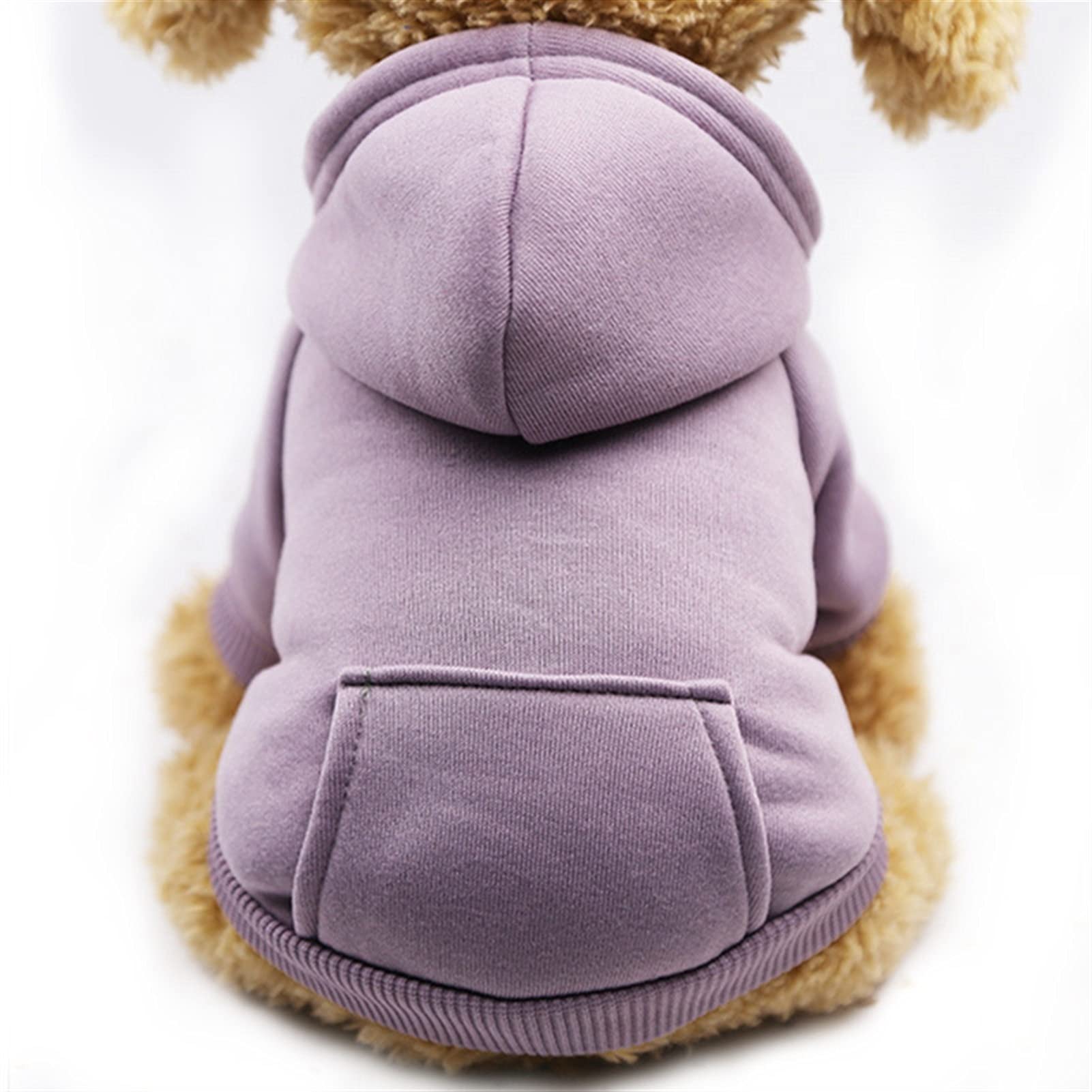 Vêtement pour chiot violet idéal pour les balades hivernales