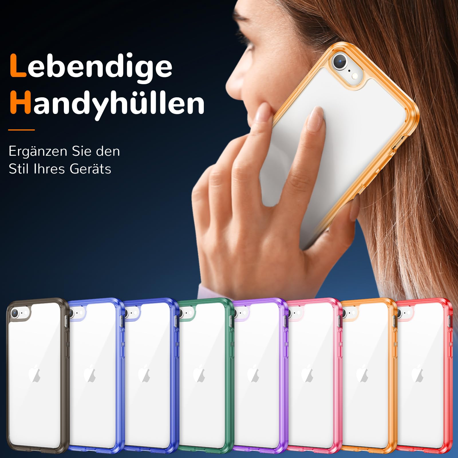 Clear Case for iPhone 15, Ultra Thin, Shockproof TPU Cover, Anti-Yellowing, Crystal Clear, Phone Case for Apple iPhone 15 - Clear — view 180