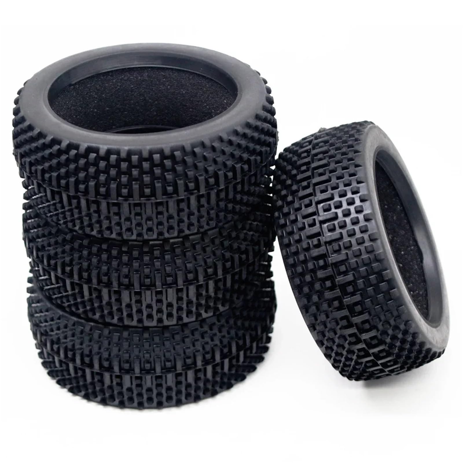 para HSP para Redcat para Losi para HPI para Kyosho MP9 para Hobao para Buggy 1/8 4 Uds 110mm Piezas Mejora Neumáticos Goma RC Coche Todoterreno