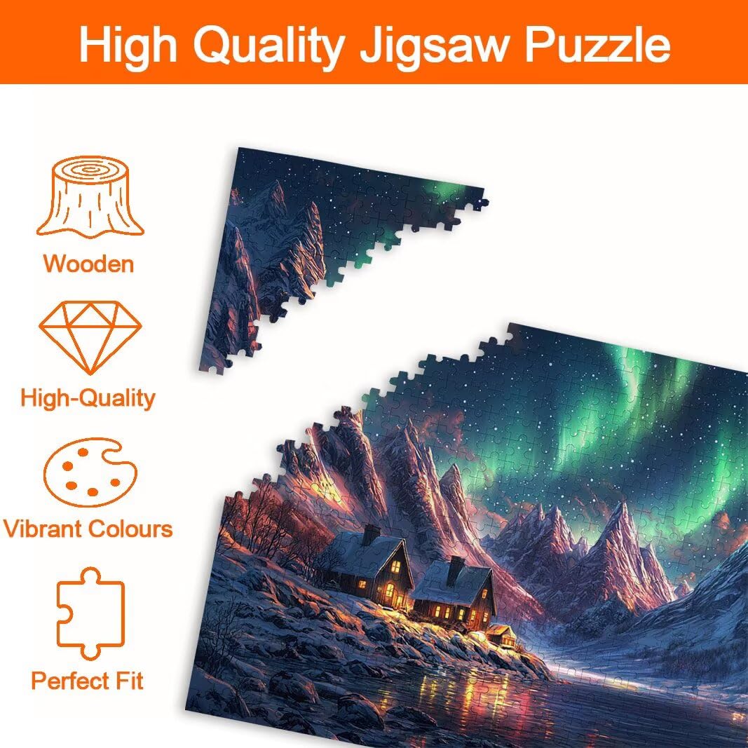 Puzzle Aurora, Puzzle 2000 Teile Erwachsene, Klassische Puzzles, Deko -8591