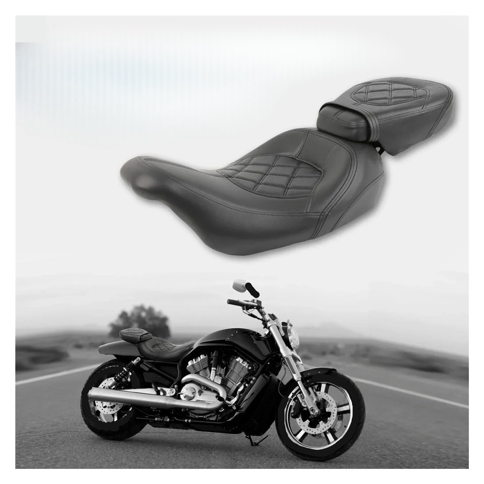 Motocicletta Sella Per Road Per King FLHR 1997-2007 Per Street