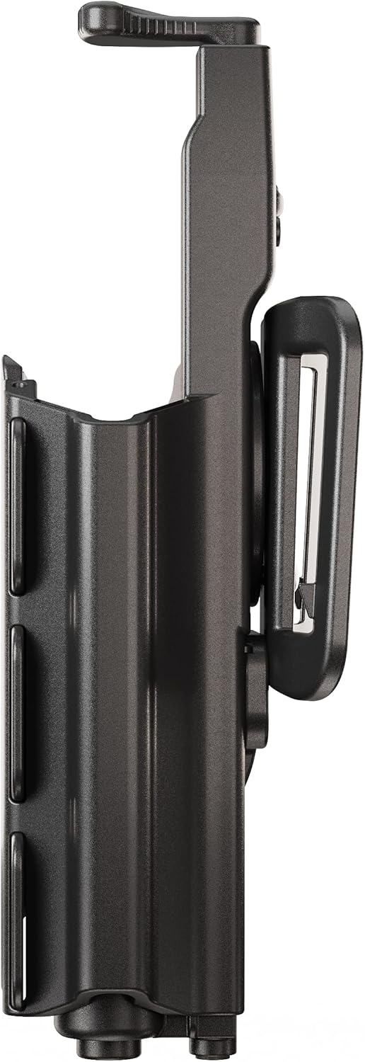 Orpaz T40 Adjustable and Modular G19X Holster Compatible with OWB Glock 19x Holder w/Light/Laser/Sight/Optics - Will Secure Your Handgun with a Tactical Appearance - Medium, Belt Attachment