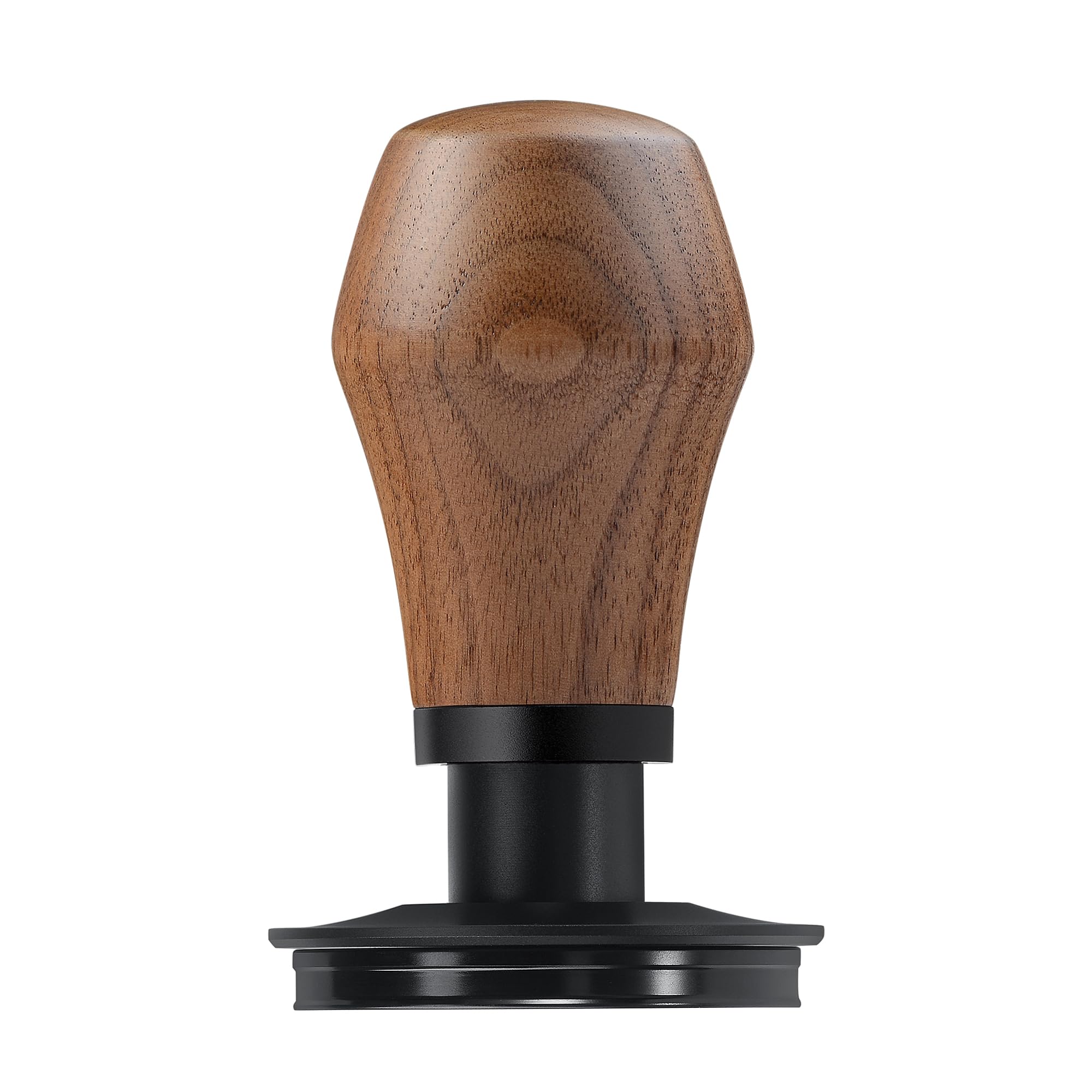 Tamper 51mm en noyer américain Normcore V4.1 avec base ondulée en titane PVD