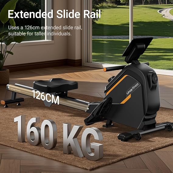 UMAY Rowing Machines for Home,Magnetic Rowing Machine with APP Support