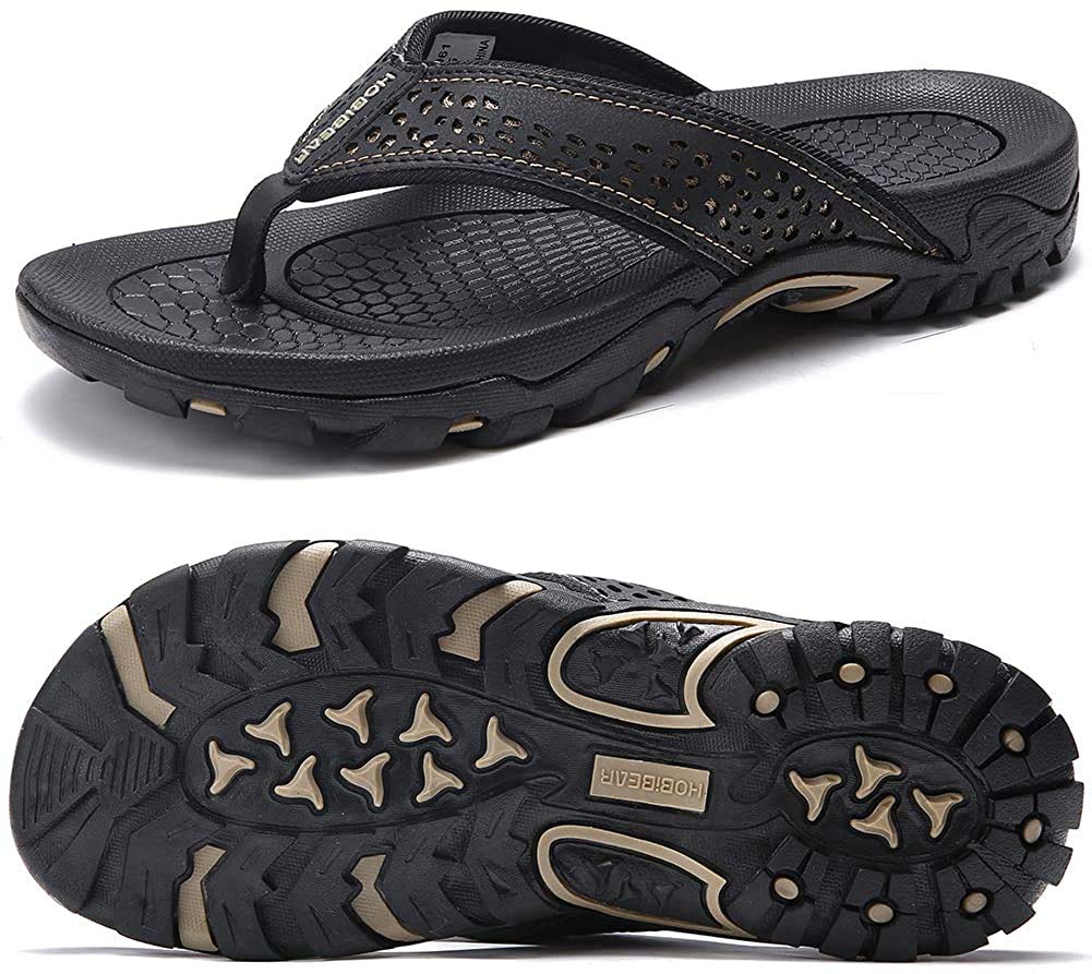 ChayChax Infradito Uomo Scarpe da Spiaggia e Piscina Antiscivolo Sandali Sportivi Pantofole Ciabatte da Mare Gomma Suola per Sostegno dell'Arco