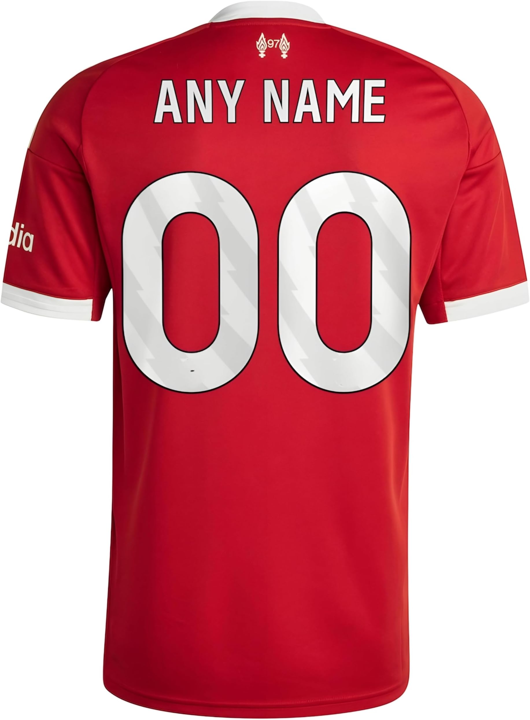 Customized Red Football Jersey | Personalized Sports T-Shirt with Custom Name & Number | Premium Dry-Fit, Breathable Red Fanwear | Comfort Jersey