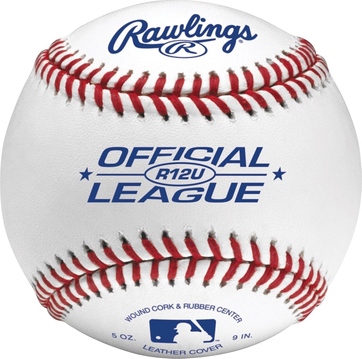 Rawlings | Pelotas de béisbol de la LIGA OFICIAL | Edades 12U | R12U | Funda de cuero | Uso en juegos/prácticas | Caja de 24