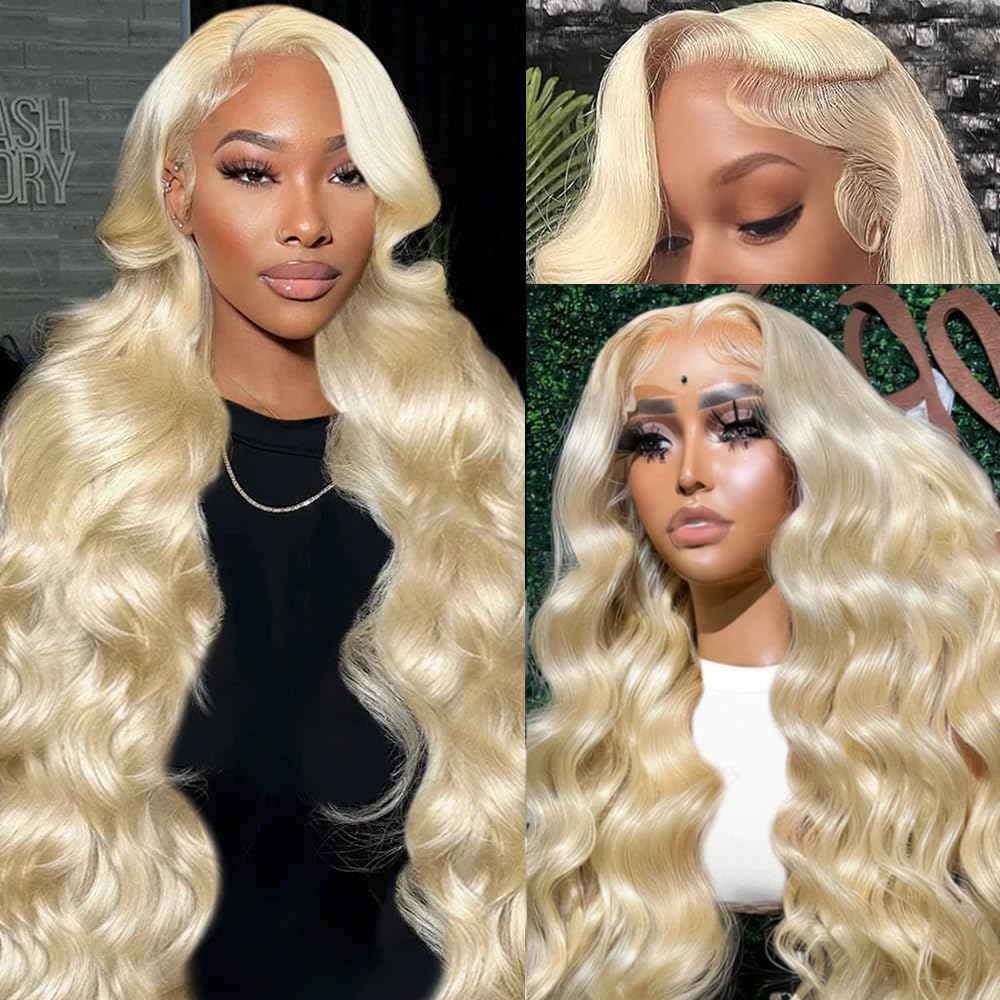Amazon.com : XIAPAY 13x6 613 Lace Front Wig Human Hair 28 Inch
