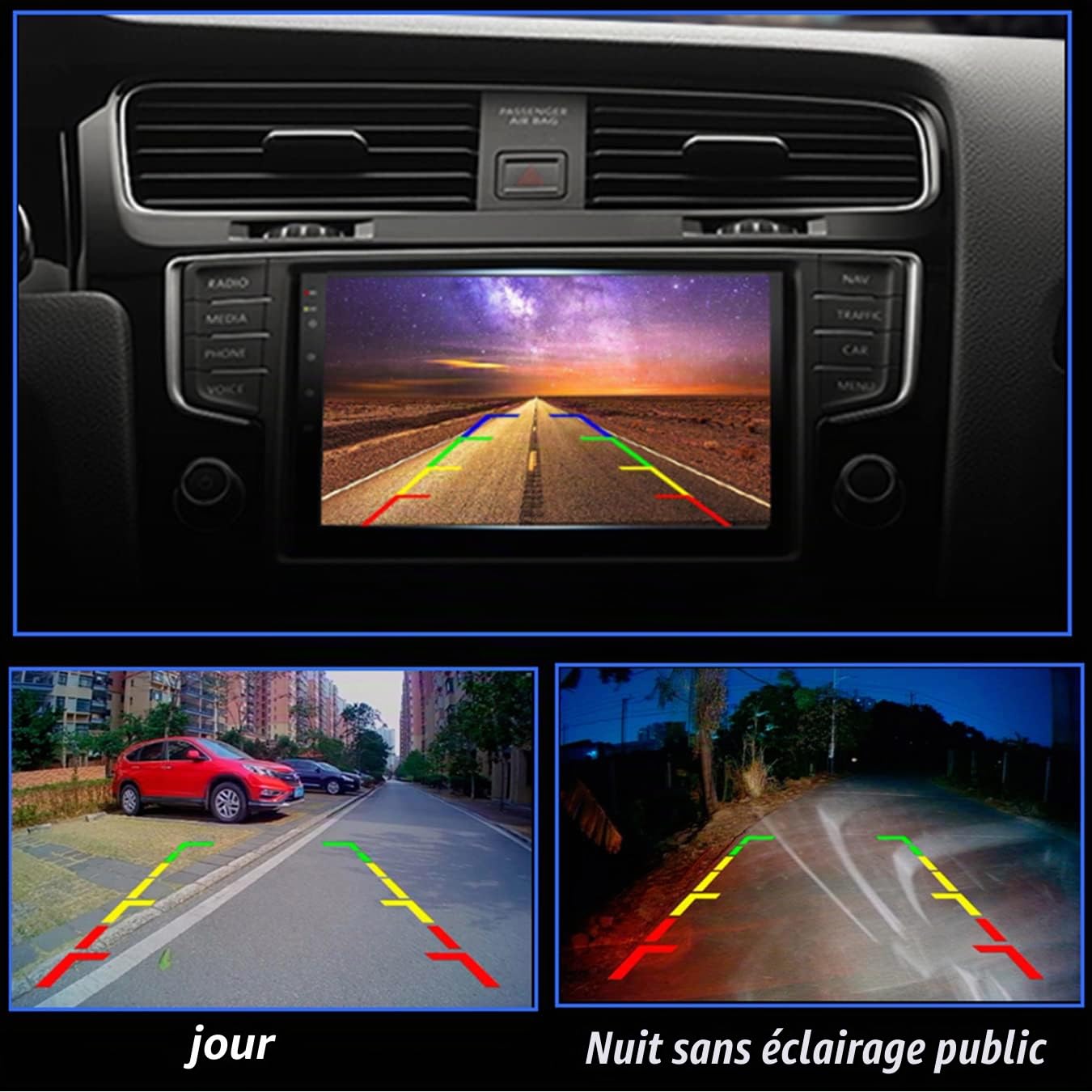 Caméra de recul de Voiture HD caméra de recul de véhicule pour A/UDI A3 (8P) 2004 2005 2006 2007 2008 2009 2010 2011 2012