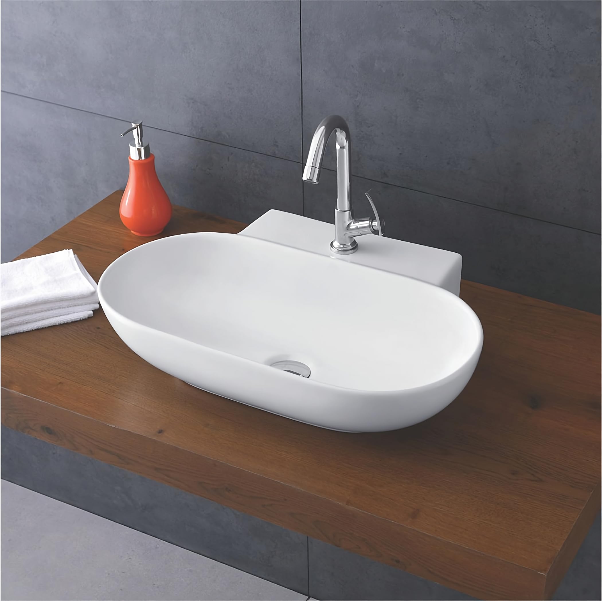 See full amazon price history chart for Syon PRISTINE Premium Ceramic Table Top & Wall Hung Wash Basin (22 inch x 16 inch) Syon PRISTINE Premium Ceramic Table Top & Wall Hung Wash Basin (22 inch x 16 inch) (B0CH6PYFXC) Amazon Price History, Amazon Price Tracker