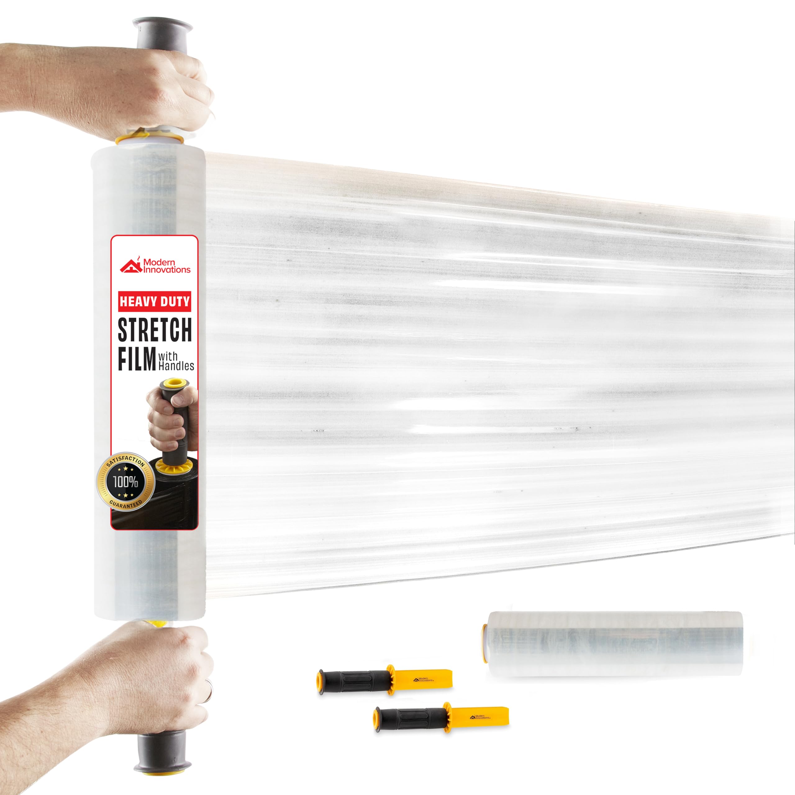 Buy 15 Inch Stretch Wrap with Handles Single Roll Industrial Clear