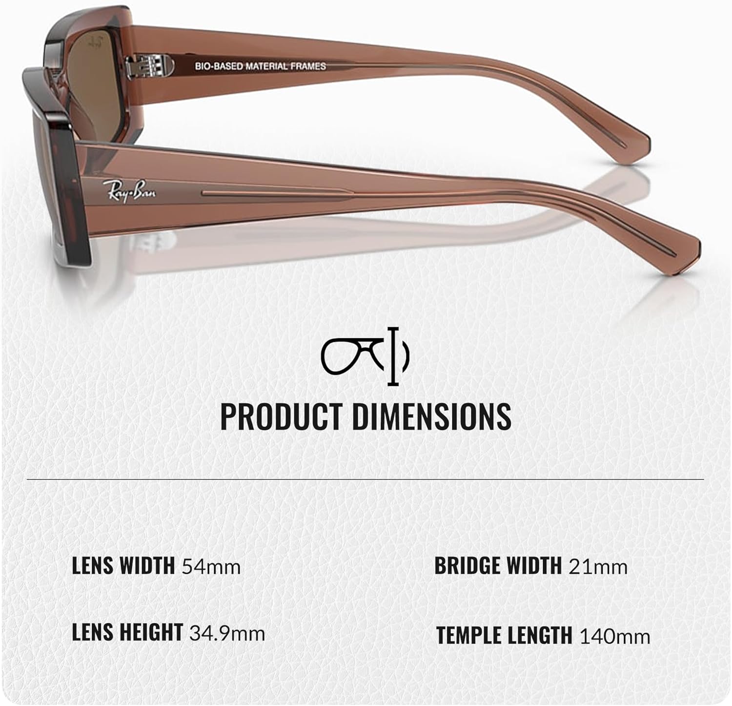 Ray-Ban RB4395 KILIANE BIO-BASED Square-Round Shaped Sunglasses for Men & Women with Official RAYBAN Eyewear Kit - Image 4