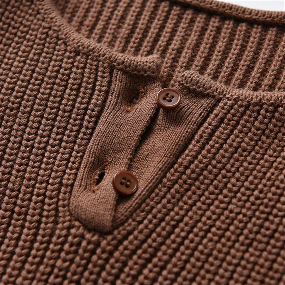 Vintage Baby Boy Knitted Outfits Overalls Romper Toddler Little Infant Photoshoot Props Clothes - Image 5