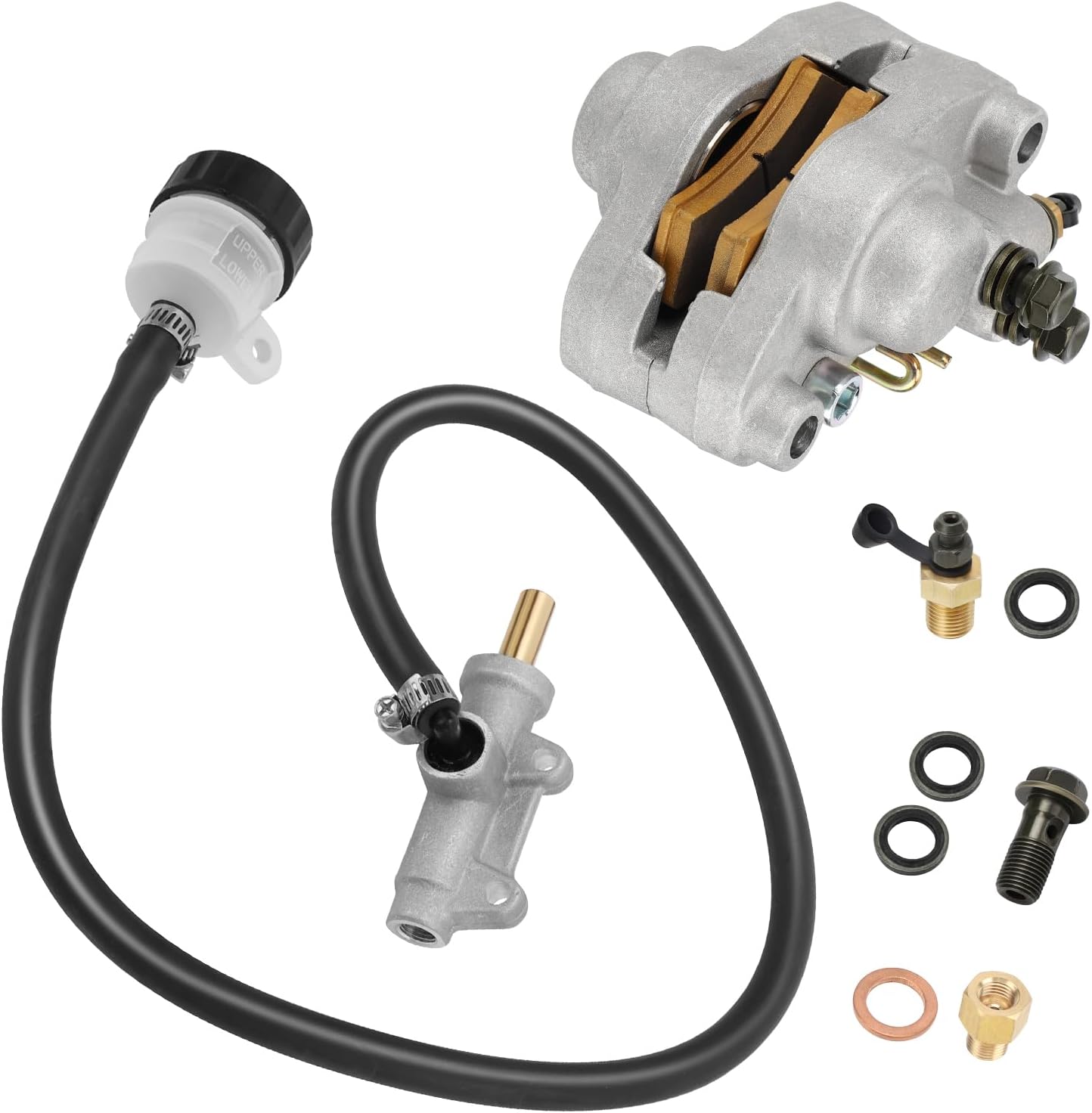 Rear Brake Caliper Master Cylinder Compatible with Polaris Scrambler 400 500 Magnum 325 500 Xpedition 325 425 Trail Boss 325 330 Trail Blazer 250 400 Xplorer 250 400 Sport 400 1910449 1910367 1910270