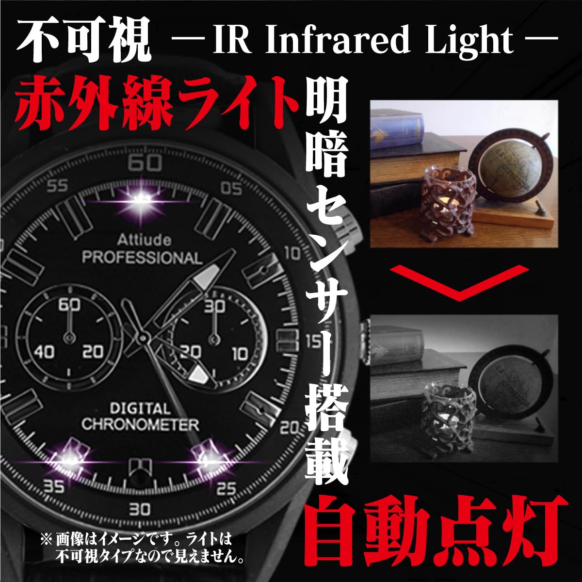 Amazon.co.jp: M@Q 小型カメラ スパイカメラ 隠しカメラ 腕時計