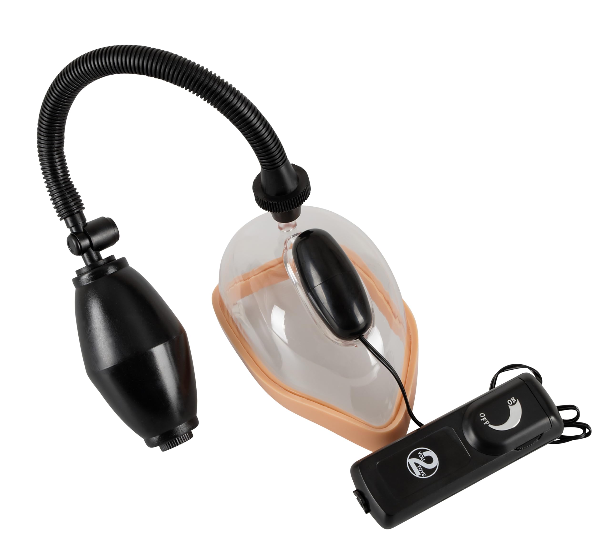 You2Toys Vibrating Vagina-Sucker - stimulierender Klitoris-Sauger für Frauen, lässt Schamlippen anschwellen, abnehmbarer Bullet-Vibrator