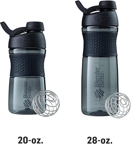 Miniatura 10 de BlenderBottle SportMixer - Botella mezcladora perfecta para batidos de proteínas y preentrenamiento, 28 onzas, rosa
